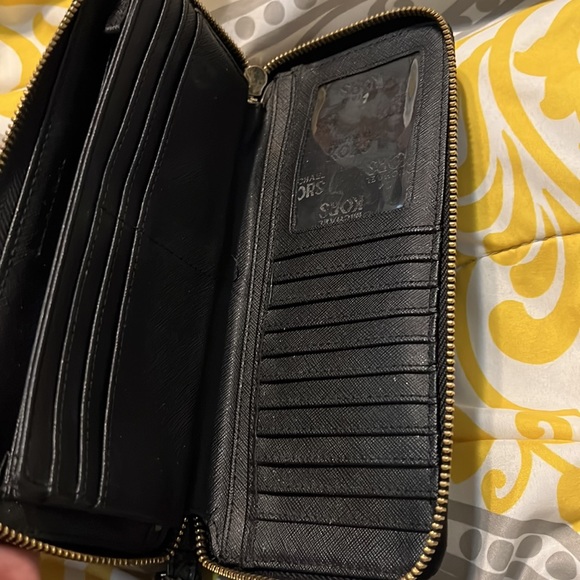 Michael Kors Jet Black wristlet wallet. - Picture 5 of 5